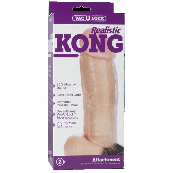   Kong  ,      Vac-U-Lock - Realistic Kong - Vanilla