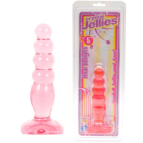   ,  Crystal Jellies 5 Anal Delight - Pink