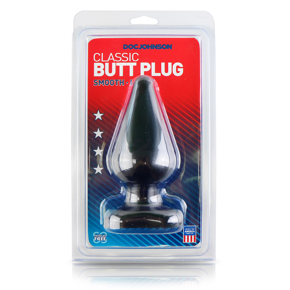     Butt Plugs Smooth Classic Large - Black