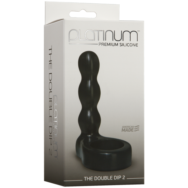   ,      Platinum Premium Silicone - The Double Dip 2 - Black