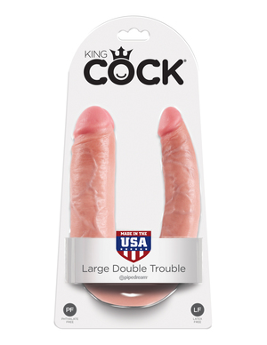    U-Shaped Large Double Trouble  King Cock