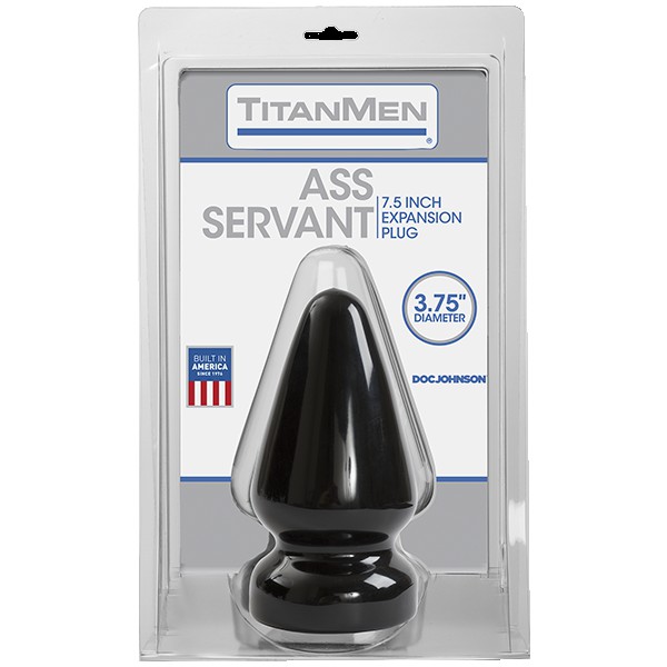      Titanmen Tools - Butt Plug - 3.75 Diameter Ass Servant