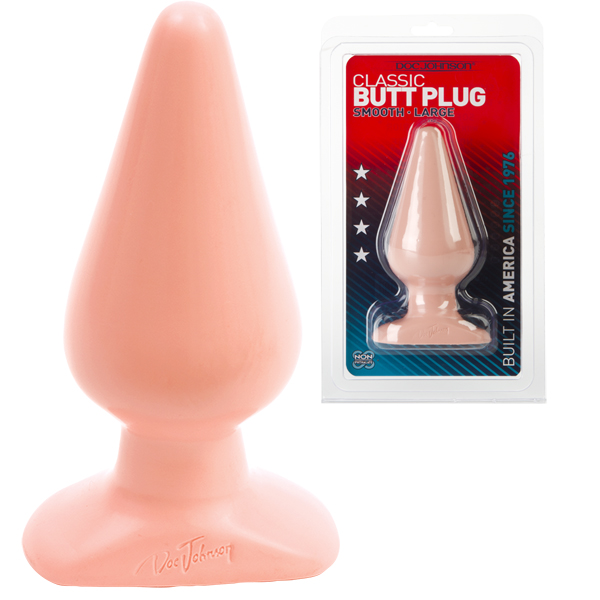     Butt Plugs Smooth Classic Large - White