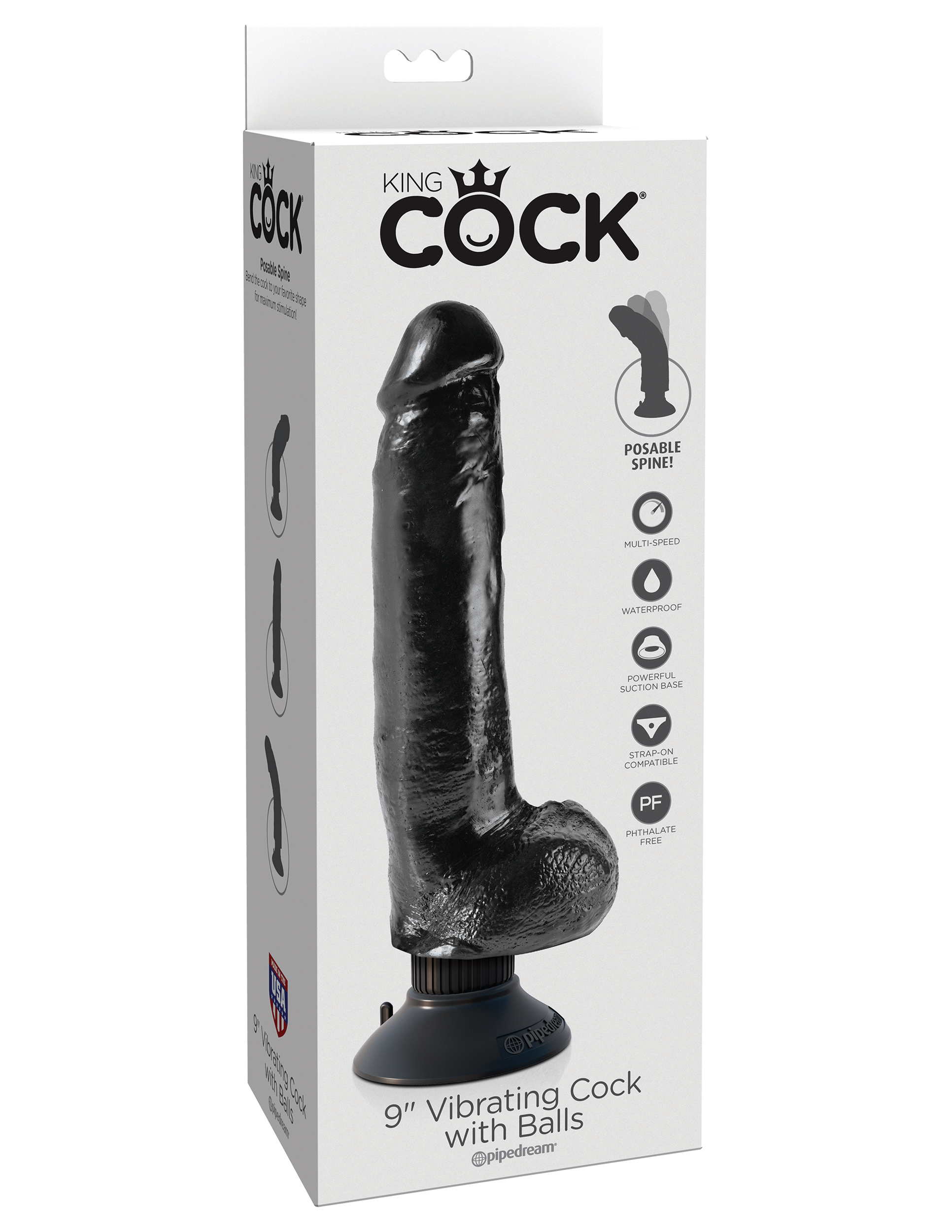  31    9 Vibrating Cock with Balls 