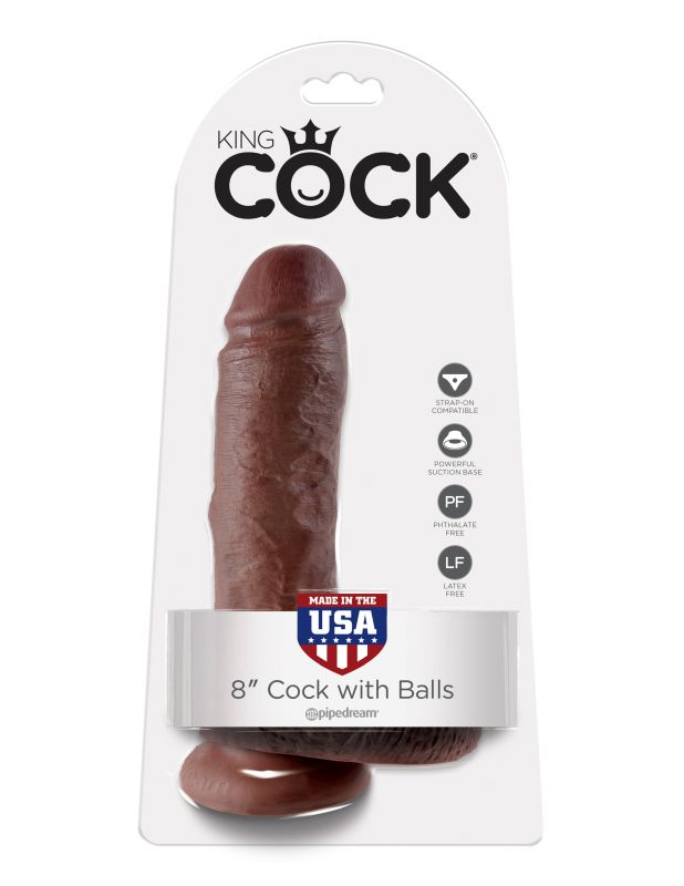     King Cock 8 Cock with Balls