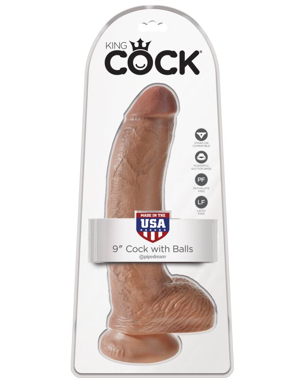     King Cock  9 Cock with Balls