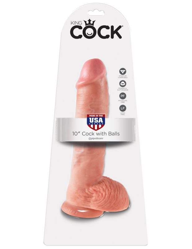 - King Cock 10 Cock with Balls