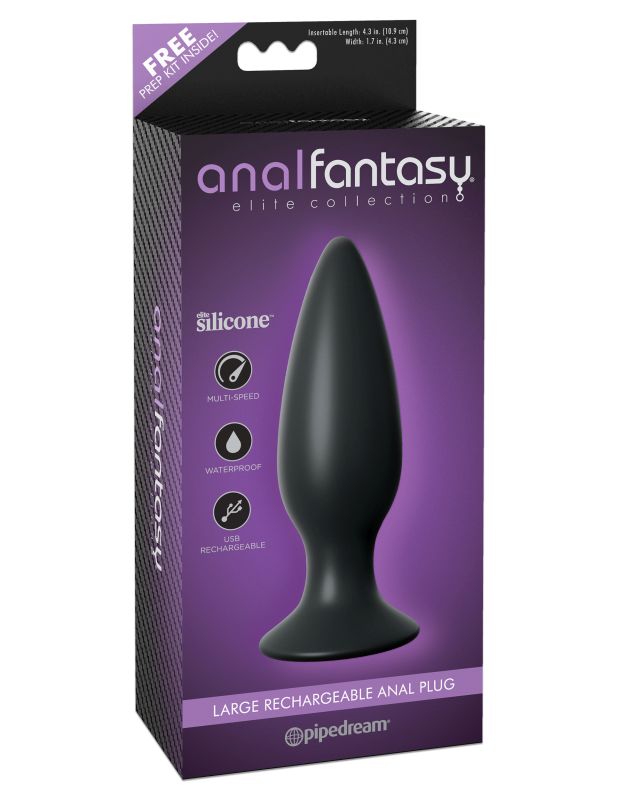     Elite Anal Fantasy Elite Collection Large Rechargeable Anal Plug