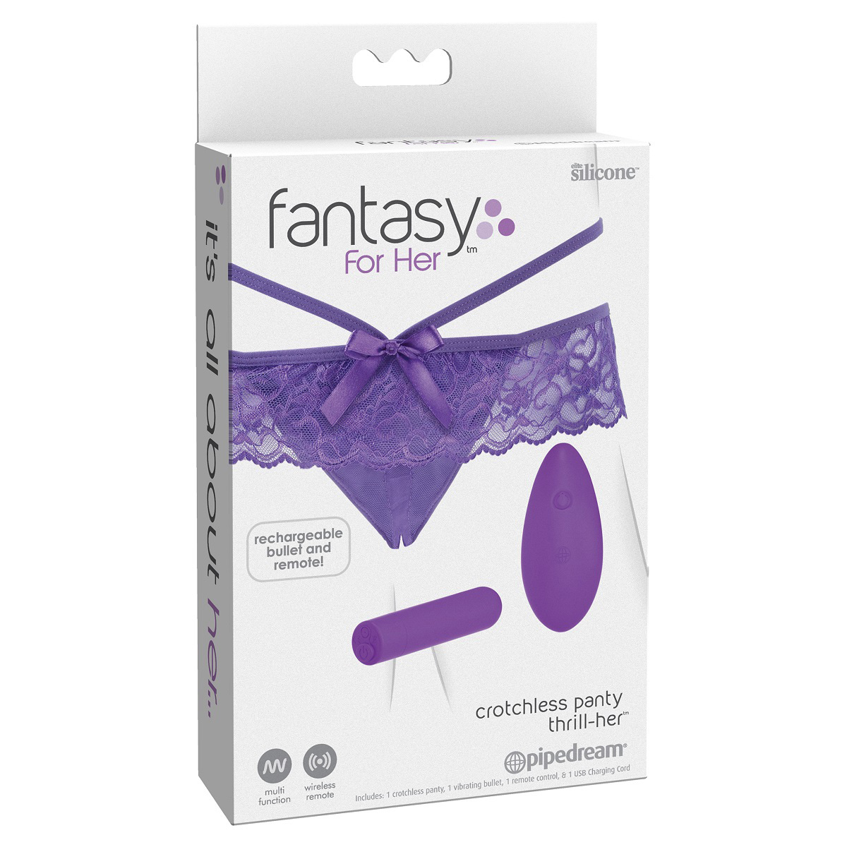  +  +   Fantasy For Her Crotchless Panty Thrill-Her