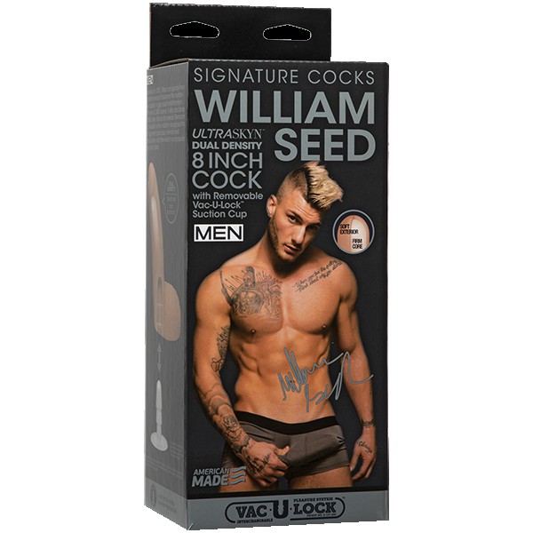          William Seed Signature Cocks - William Seed 8 ULTRASKYN Cock with Removable Vac-U-Lock Suction Cup