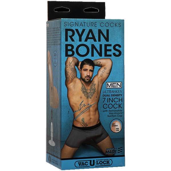         Ryan Bones Signature Cocks - Ryan Bones 7 ULTRASKYN Cock with Removable Vac-U-Lock Suction Cup