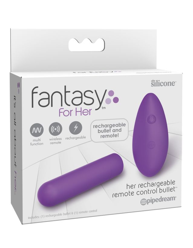      Fantasy For Her Her Rechargeable Remote Control Bullet