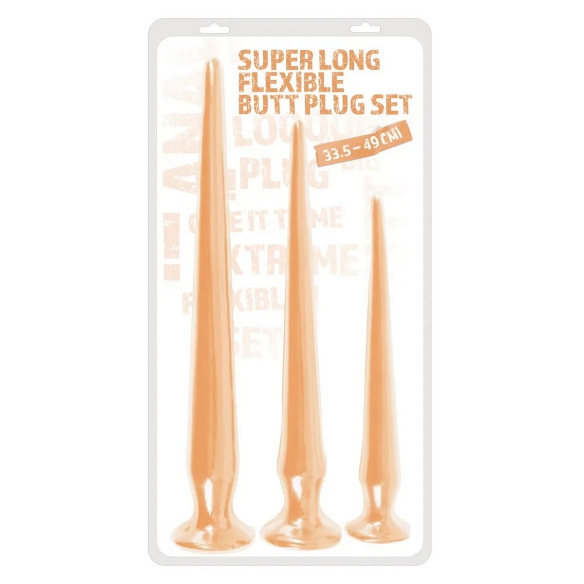     Super Long Flexible Butt Plug Set ()