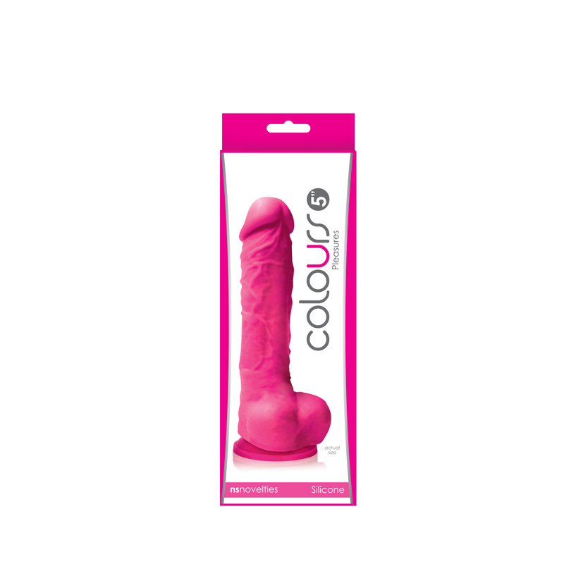    Colours - Pleasures - 5 Dildo - Pink