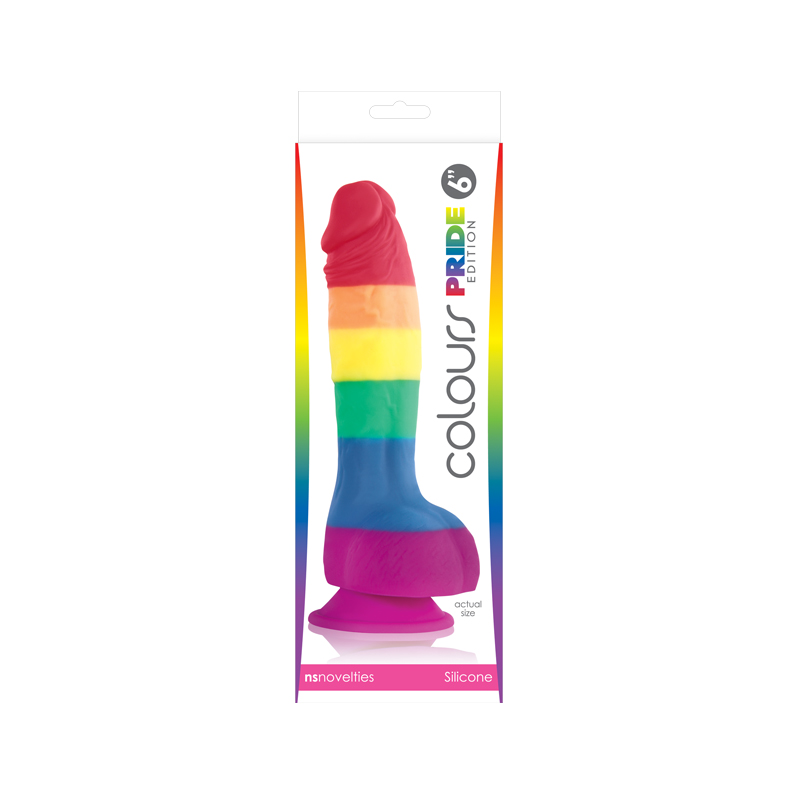 Colours - Pride Edition - 6 Dildo - Rainbow   