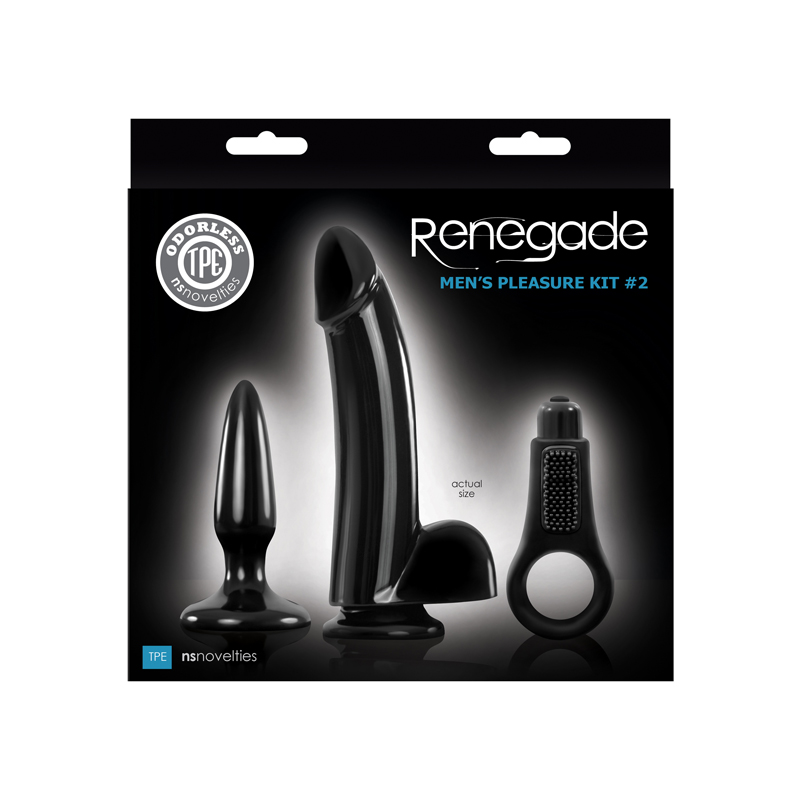 Renegade - Men's Pleasure Kit #2- Black   3   