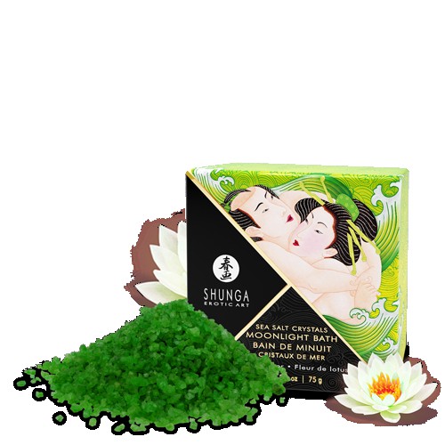     -   MOONLIGHT BATH Sea salt crystals Lotus flower