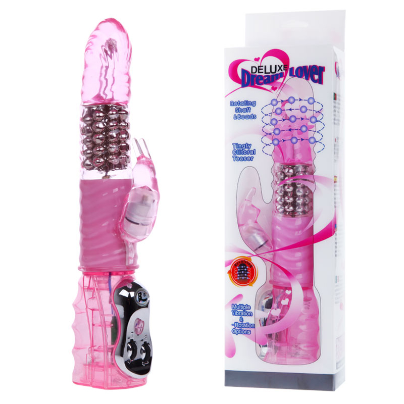 Вибромассажер ротатор с клиторальным стимулятором Вибромассажер ротатор с клиторальным стимулятором