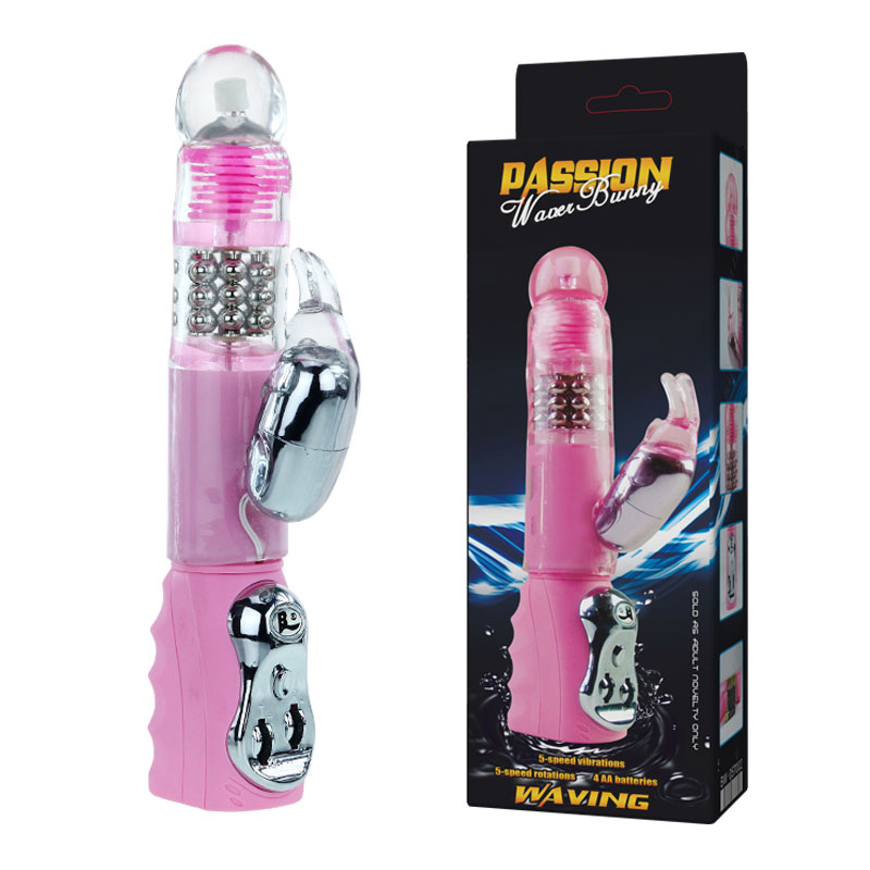 Вибромассажер ротатор с клиторальным стимулятором Вибромассажер ротатор с клиторальным стимулятором