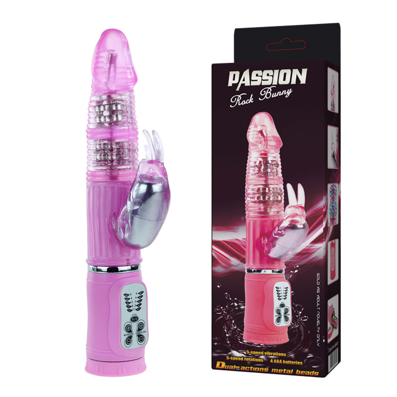 Вибромассажер ротатор с клиторальным стимулятором Вибромассажер ротатор с клиторальным стимулятором