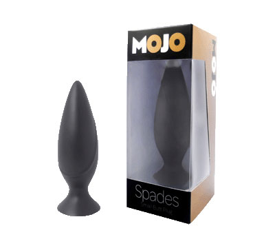 Анальная пробка Mojo черная большая Анальная пробка Mojo черная большая