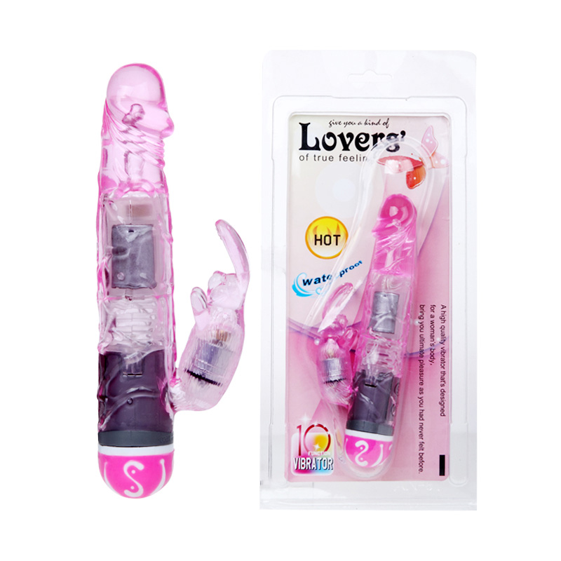 Вибромассажер с клиторальным стимулятором Вибромассажер с клиторальным стимулятором