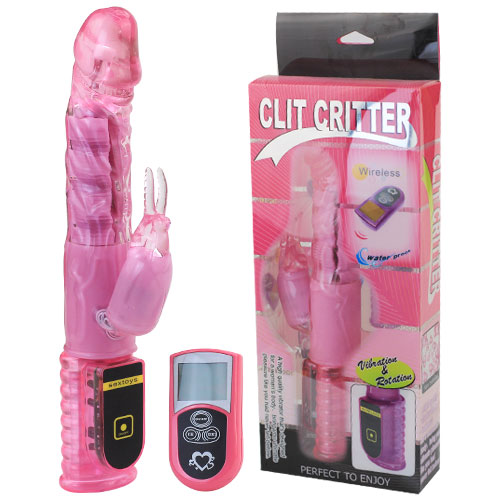 Вибромассажер с клиторальным стимулятором Вибромассажер с клиторальным стимулятором