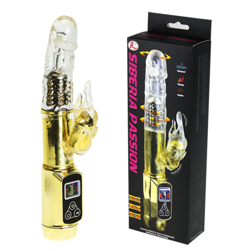 Вибромассажер ротатор с клиторальным стимулятором Вибромассажер ротатор с клиторальным стимулятором