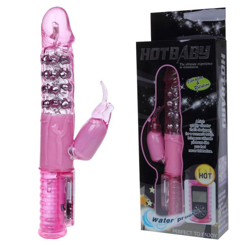 Ротатор - вибромассажер со стимулятором клитора с ЖК дисплеем Ротатор - вибромассажер со стимулятором клитора с ЖК дисплеем