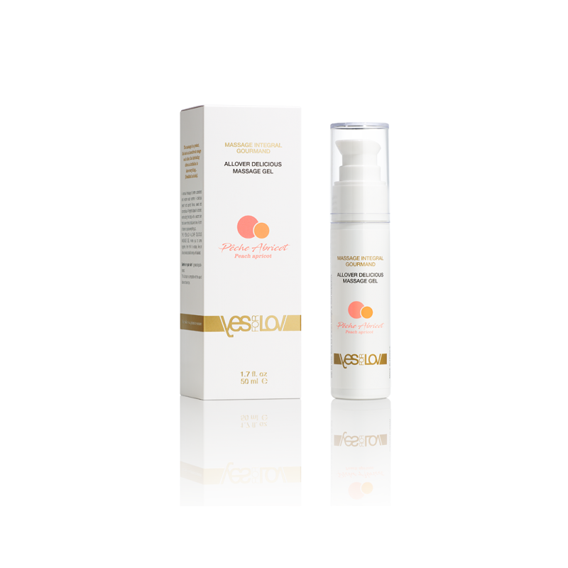 ������������� ��������� ���� 3 � 1 ������-������� ALLOVER DELICIOUS MASSAGE GEL | Peach-Apricot