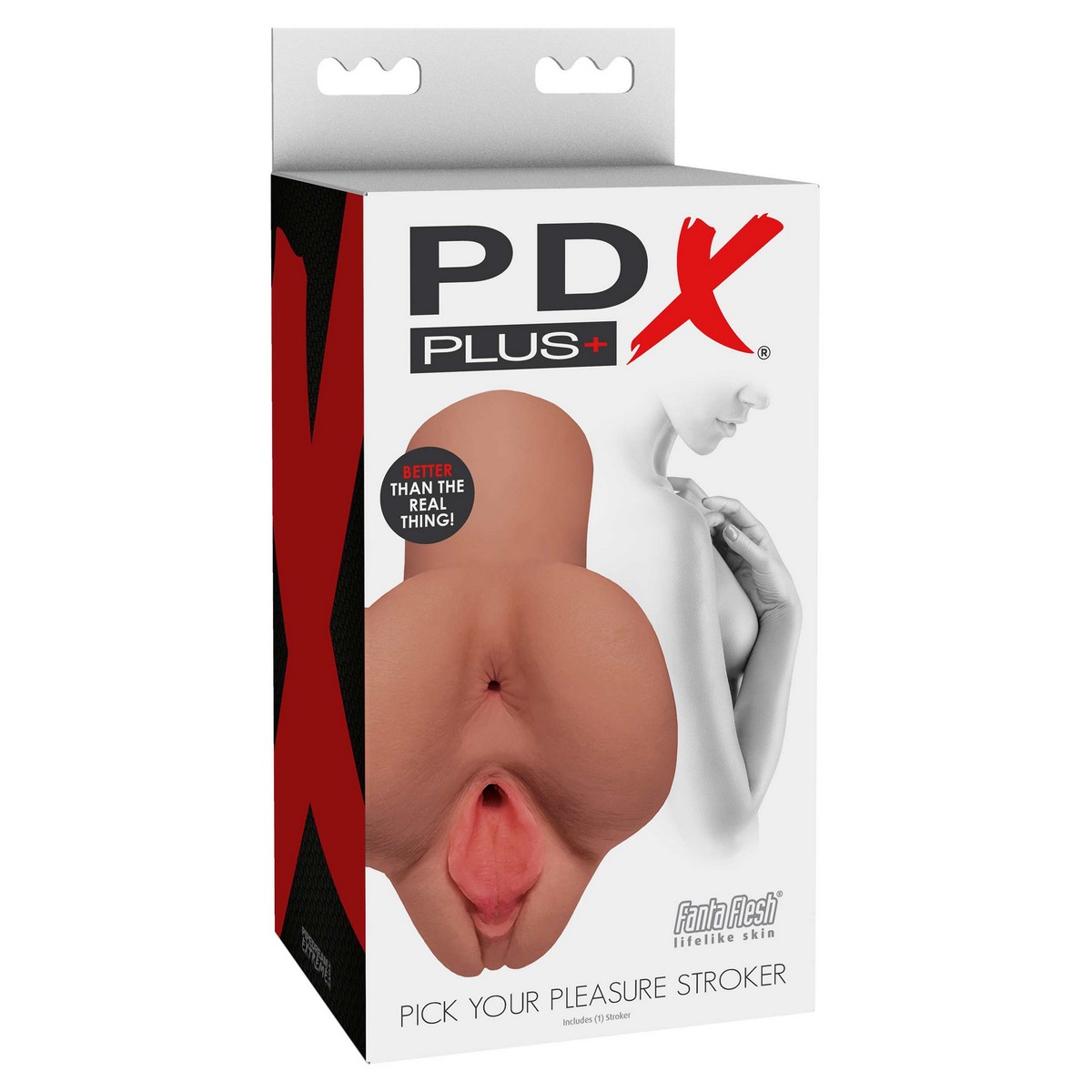 Мастурбатор вагина и анус PDX Plus Pick Your Pleasure Stroker Tan Тестер Мастурбатор вагина и анус PDX Plus Pick Your Pleasure Stroker Tan Тестер