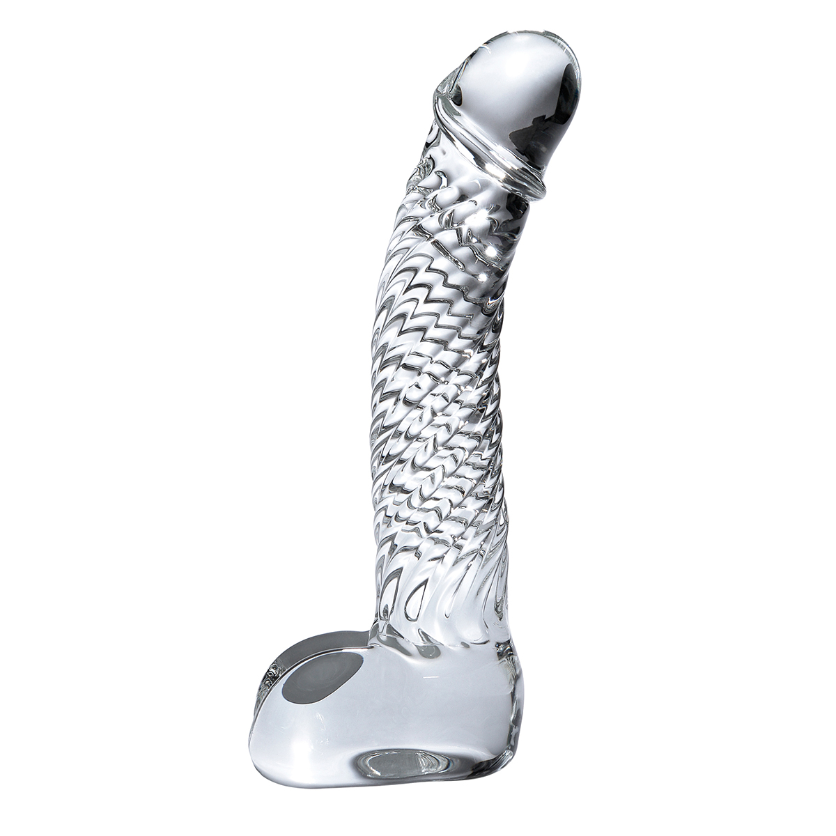 Стеклянный фалломитатор Icicles No. 61 - Clear Стеклянный фалломитатор Icicles No. 61 - Clear